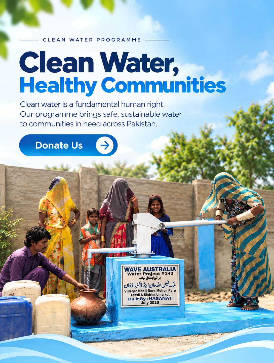 Clean Water Banner Mobile